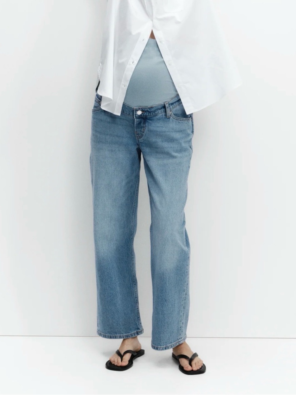 H&M Light Blue Straight-Leg Women's Jeans